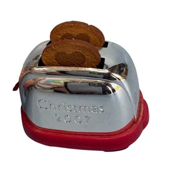Hallmark Keepsake Christmas 2007 Mini Toaster With Pop Up Toast - Picture 6 of 8